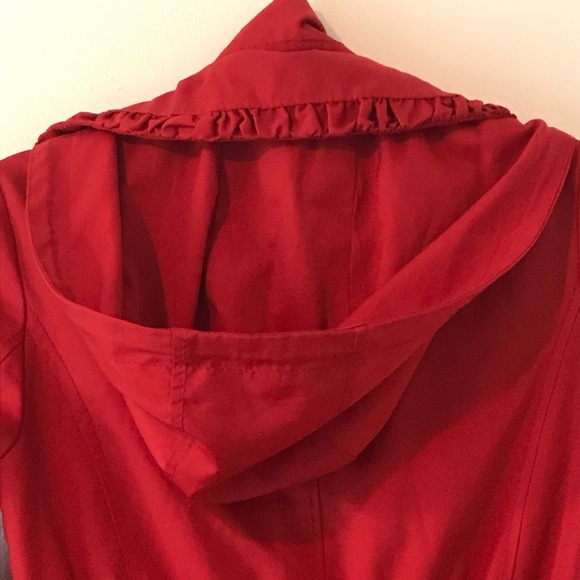 Laundry by Shelli Segal Red Jacket with hood XS - Picture 9 of 10